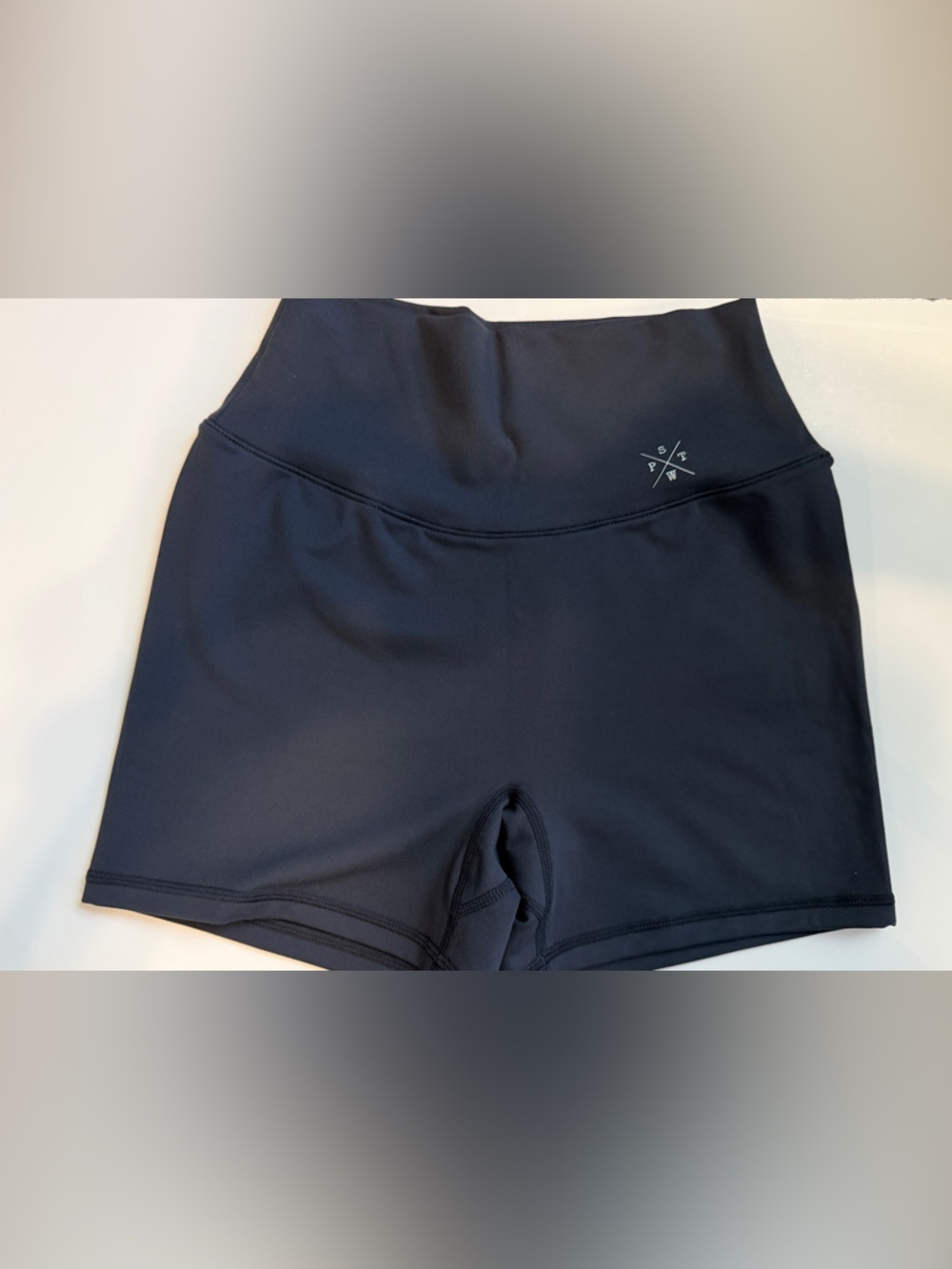 NWOT P’Tula 4in Black High-Waist Athletic Shorts